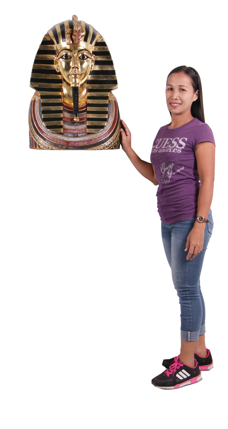 Tutankhamun Bust Egyptian Pharaoh Head Table Decoration