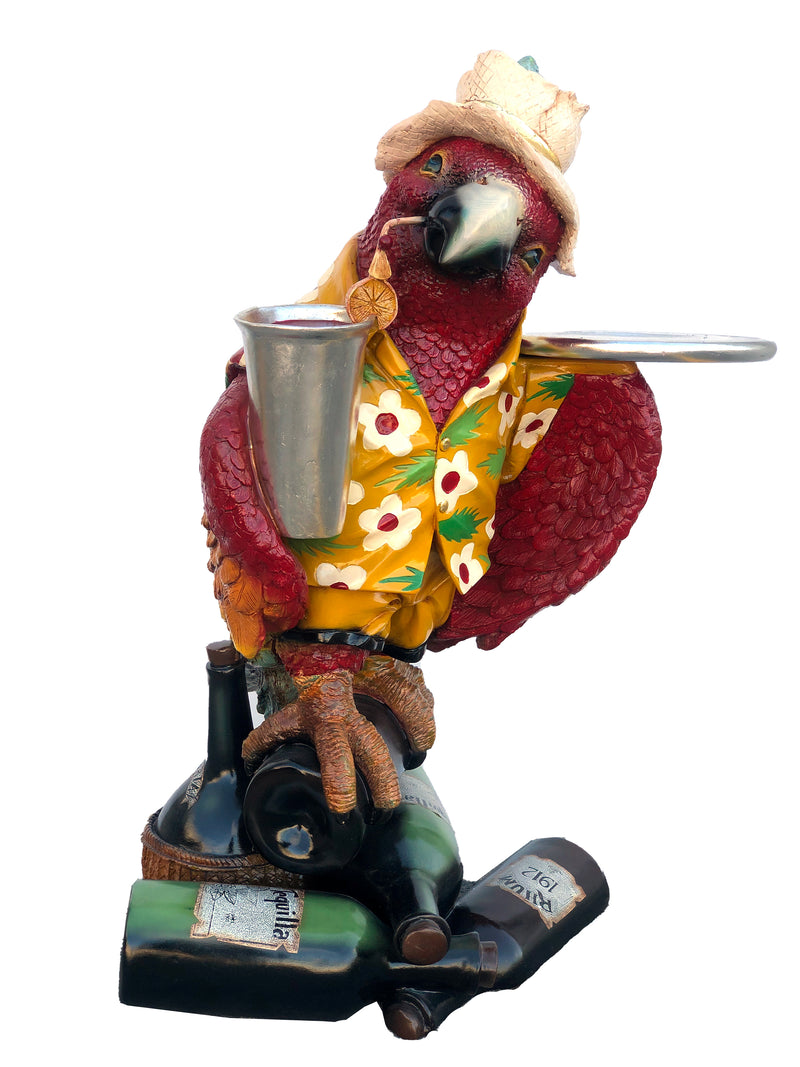 Parrot Butler Statue Margaritaville Theme Decor