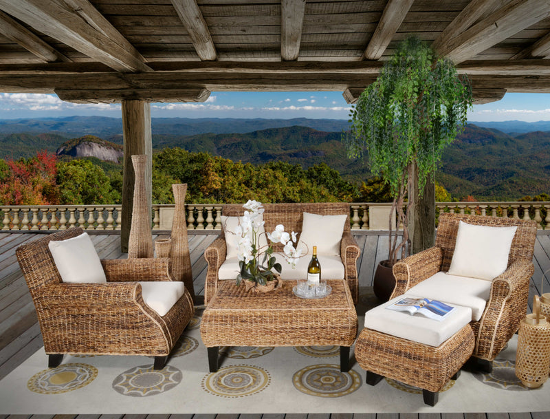 Cabana Grand 5 Piece Handwoven Indoor Set