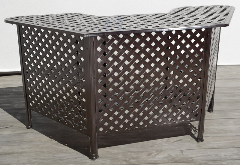 Savannah Bar Outdoor, Cast Aluminum, Bridgeton Moore, Patio, Furniture