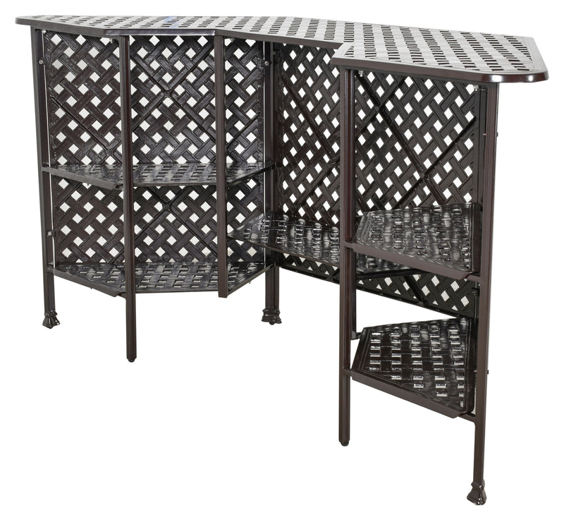 Savannah Bar Outdoor, Cast Aluminum, Bridgeton Moore, Patio, Furniture