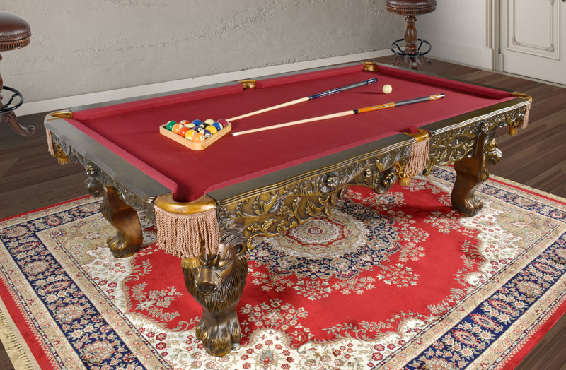 100" Monarch Luxury Pro Pool Table Traditional Billiard Game Table