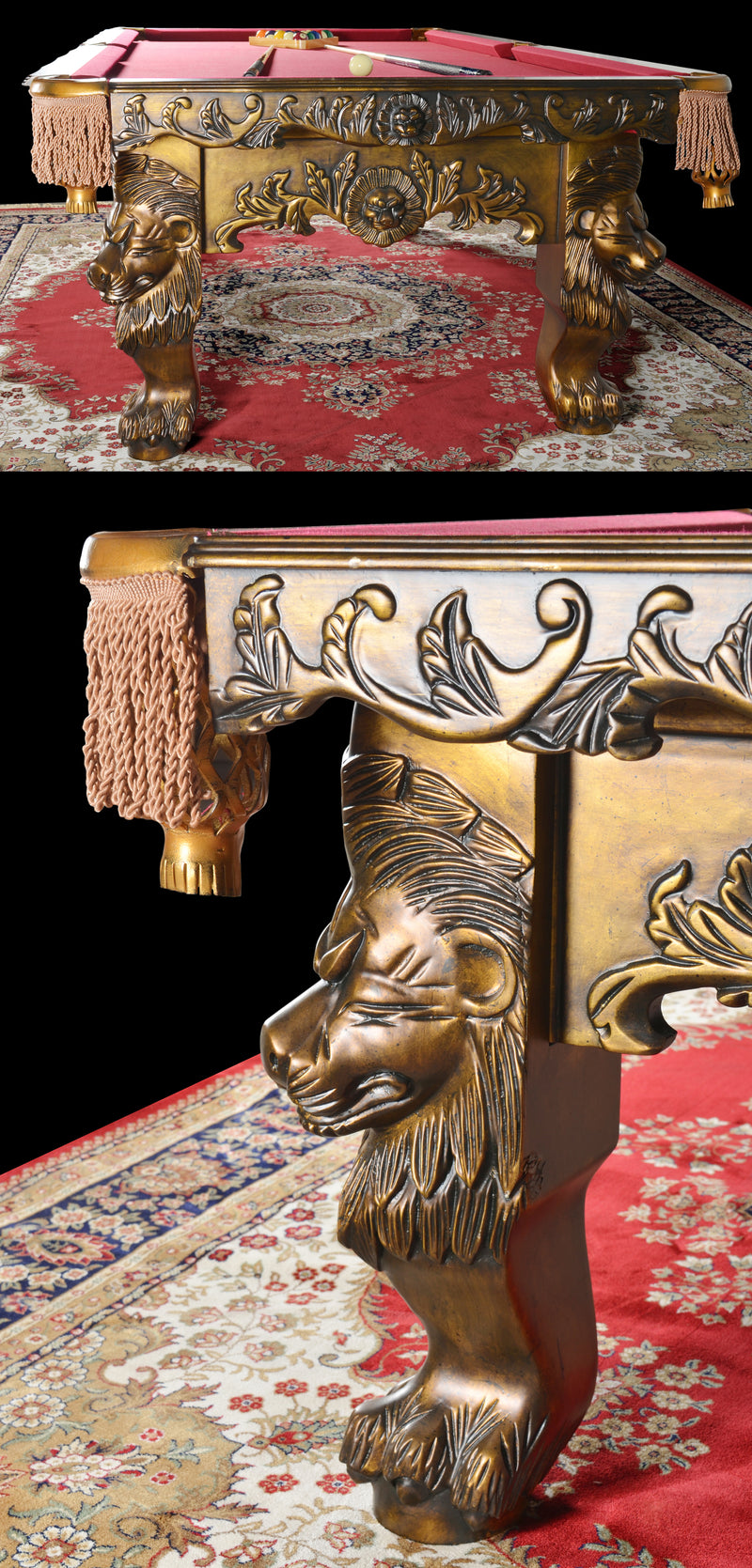 100" Monarch Luxury Pro Pool Table Traditional Billiard Game Table