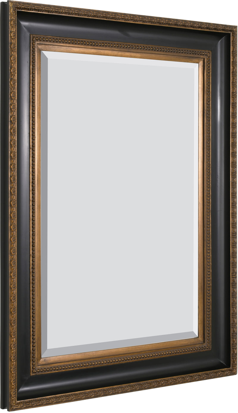 Classic Contour Mirror 24X36 Black Gold
