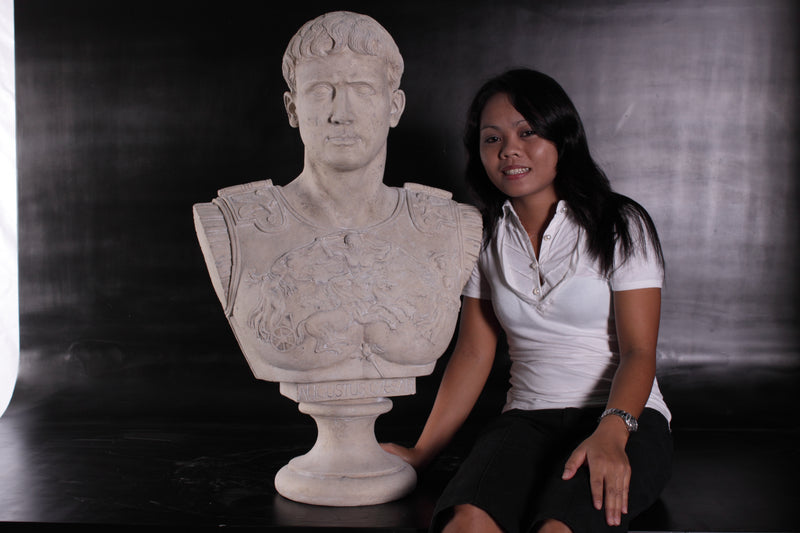 Augustus Caesar Bust Roman Replica Statue