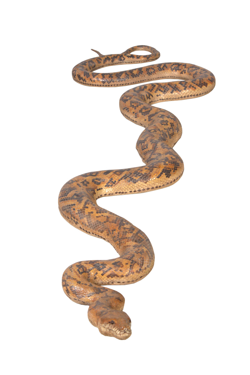 8'L Python Old World Snake Display Prop Animal Wildlife Decor