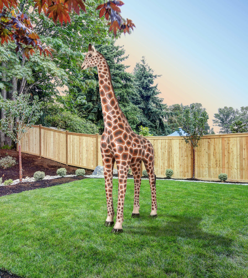 LifeSize Giraffe 12ft Statue Realistic Safari Sculpture