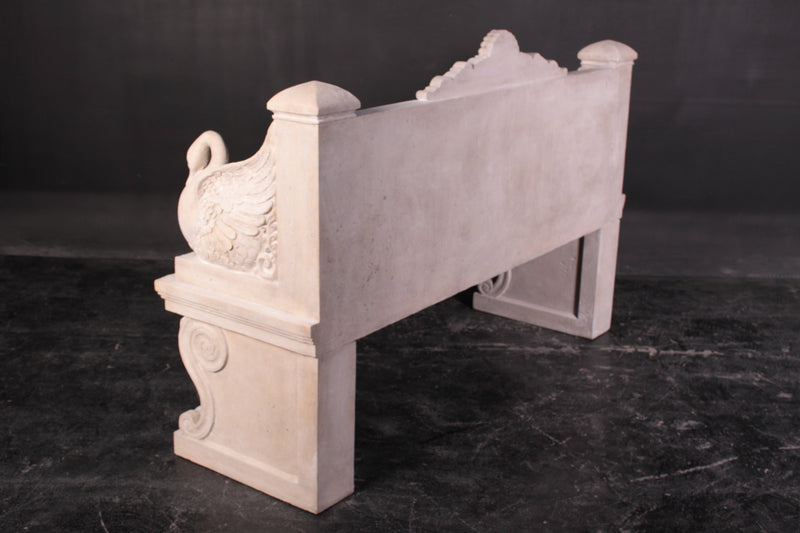 Vicenza Swan Bench Neoclassical Garden Seating