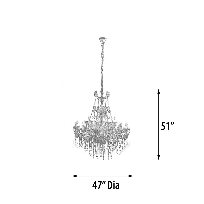 Regal Crystal Chandelier