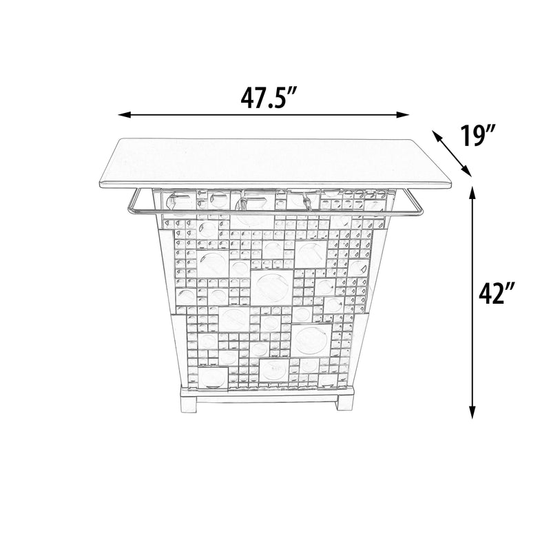 Convex Bubble Mirror Bar
