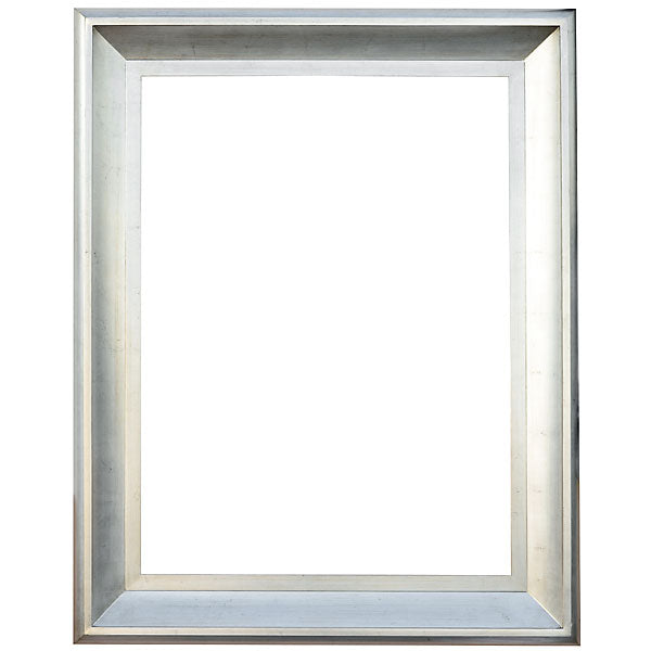 The Sterling Frame 36X48 Silver with Champagne Wash