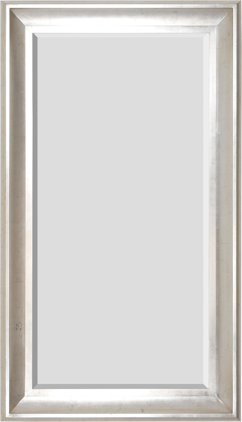 Sterling Wall Leaner Mirror Silver with Champagne Wash48"W x 84"H