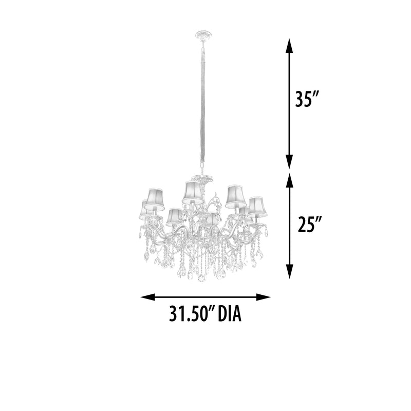 Brushed Gold Chandelier