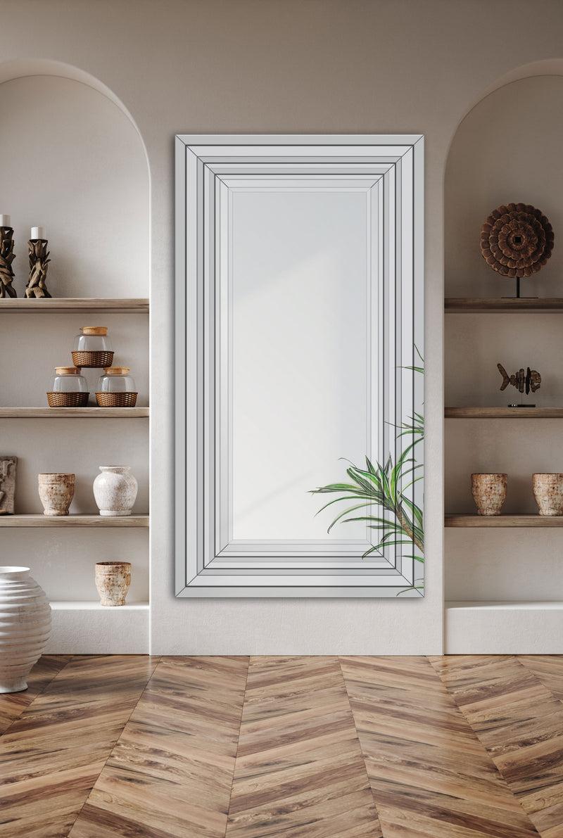 Crystal Wave Leaner Mirror