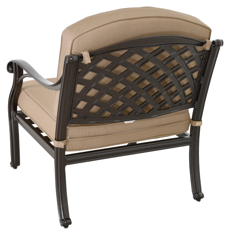 Savannah Club Chair, Outdoor Deep Seating, Cast Aluminum, Bridgeton Moore, Sumbrella, Patio, Furniture