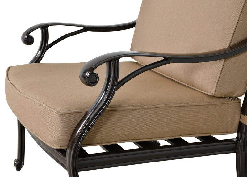 Savannah Club Chair, Outdoor Deep Seating, Cast Aluminum, Bridgeton Moore, Sumbrella, Patio, Furniture