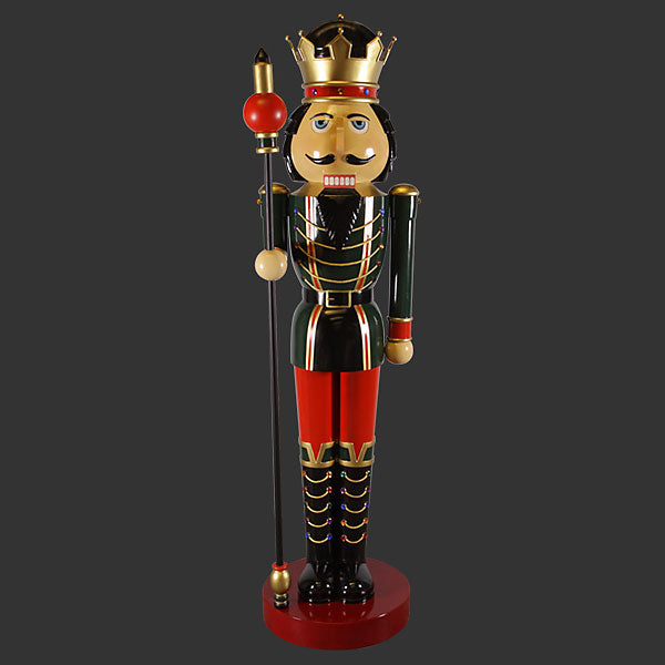 144.5"H Nutcracker Christmas Right 12F Fiberglass Novelty Collectable Decor
