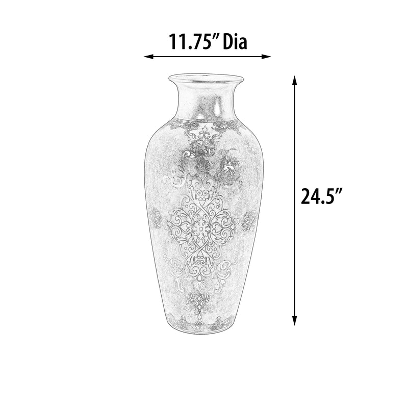 Medici Porcelain Vase 24 Inches Tall