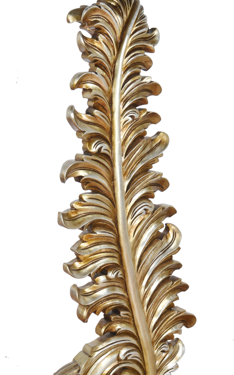 Platina Linen Italia Leaf Baroque High Back Chair Suzette Set of 2