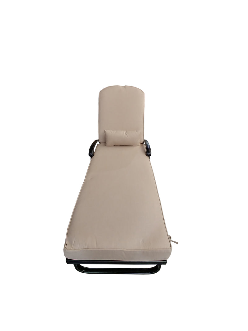 Outdoor Estate  Swivel Chaise Lounge,  Outdoor Aluminum,  Sumbrella,   Bridgeton Moore Patio Furniture