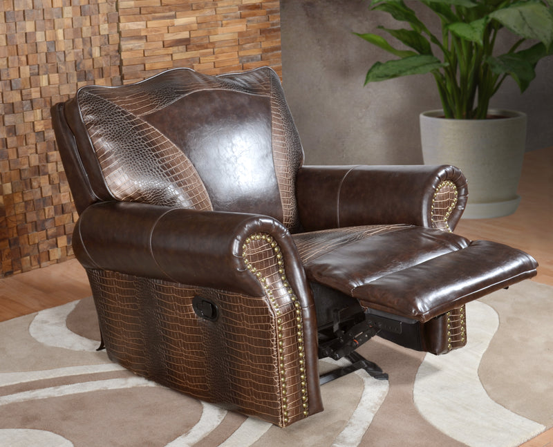 Botswana Brown Chair Rocker Recliner Living Room Furniture