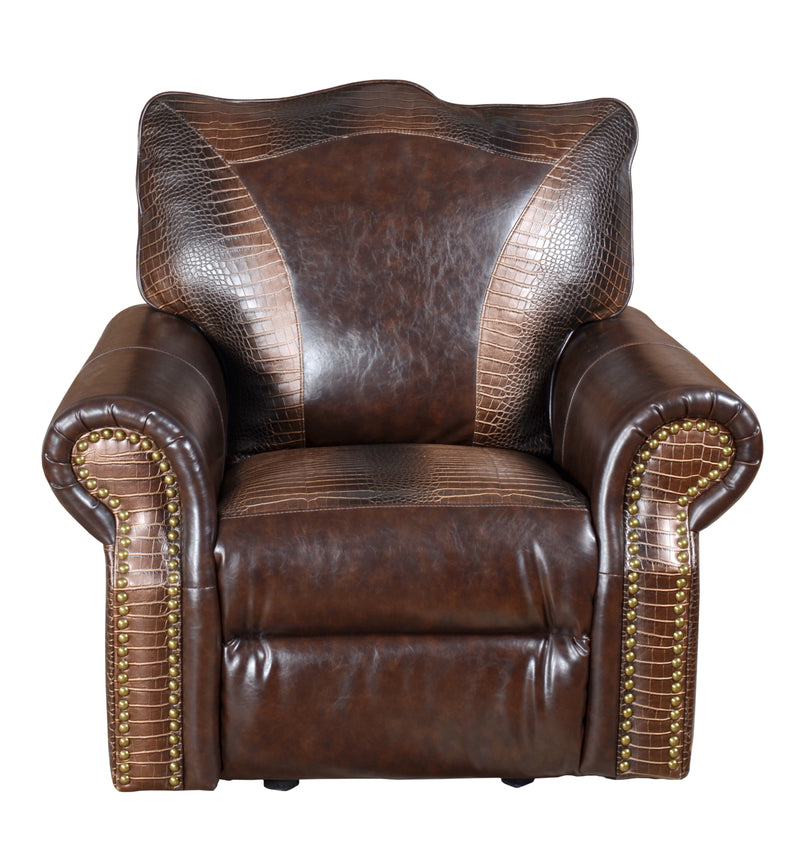 Botswana Brown Chair Rocker Recliner Living Room Furniture