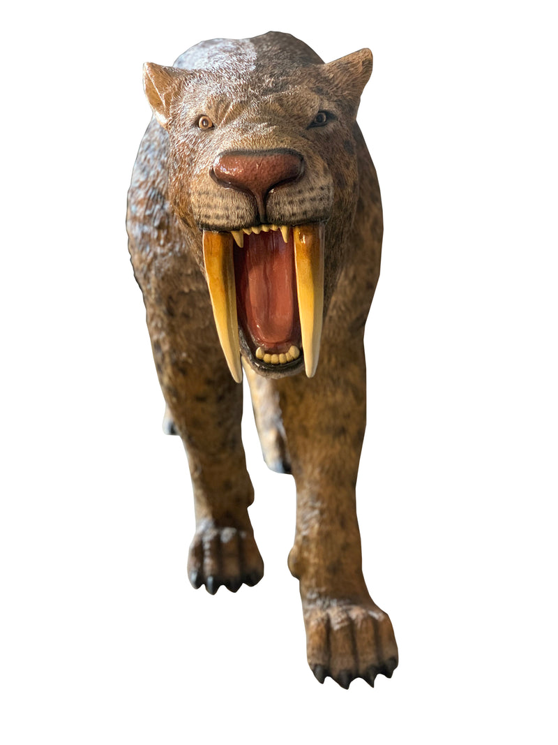Saber Toothed Tiger LifeSize Statue