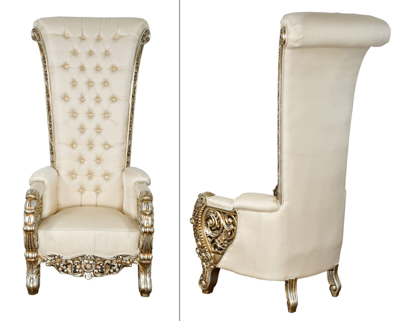 Spectacular Palace Platine High Back Chair 74 Inches Grand