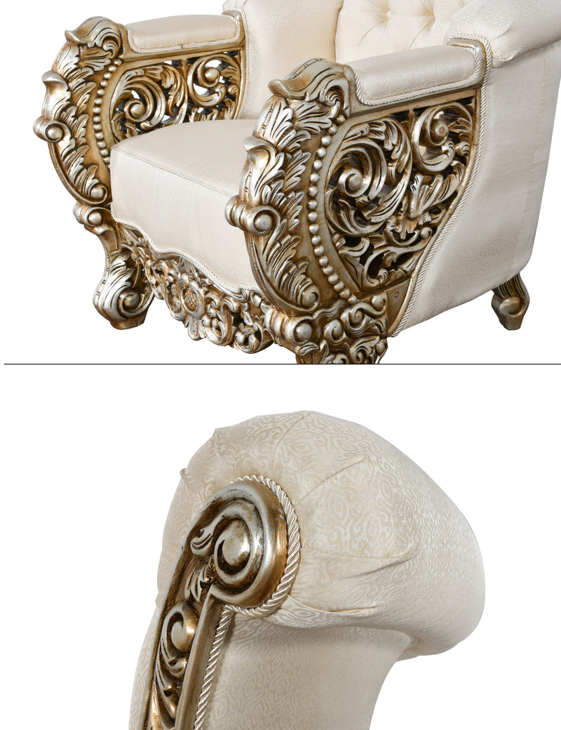 Spectacular Palace Platine High Back Chair 74 Inches Grand