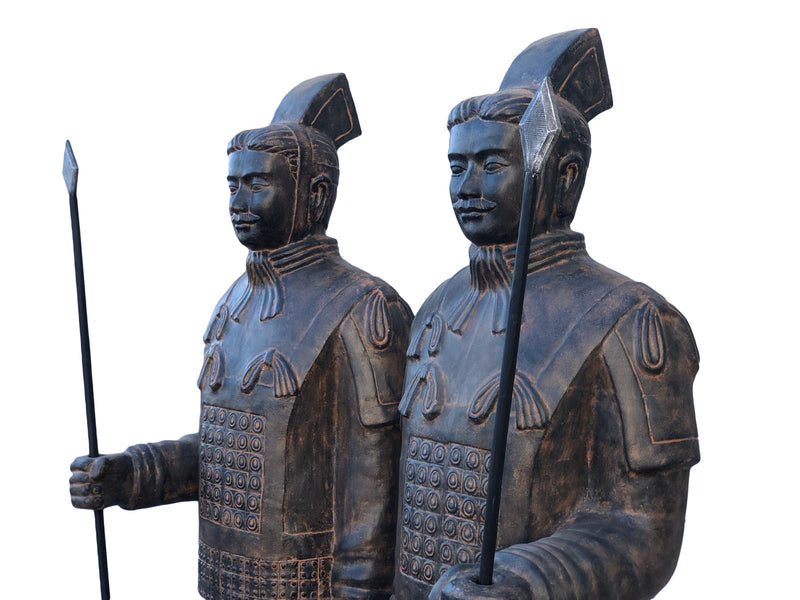 KC Left Standing Soldier 78.74" Tall With Black Earthy Finish