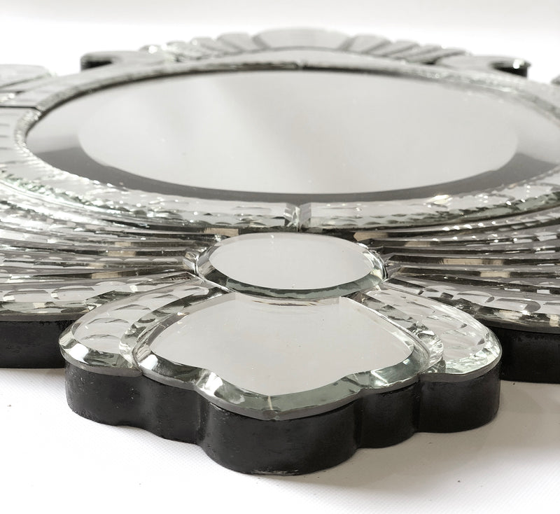 Venetian Style Premium Royal Peacock Mirror 36 Inches, Entry, Hall, Bathroom, Glam Room