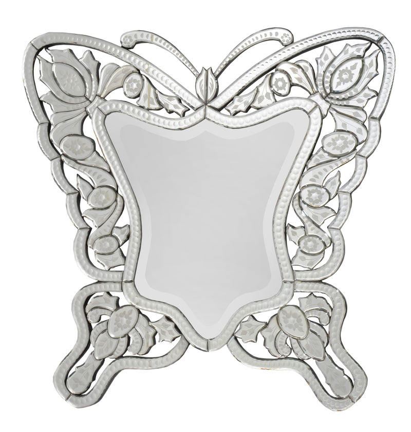 Venetian Style Premium Butterfly Mirror 36 Inches, Entry, Hall, Bathroom, Glam Room