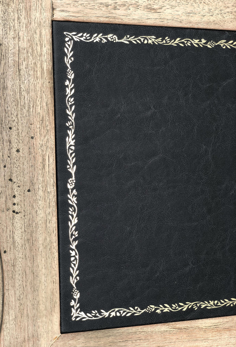 Large Mahogany 5 Drawer Writing Desk 63"W