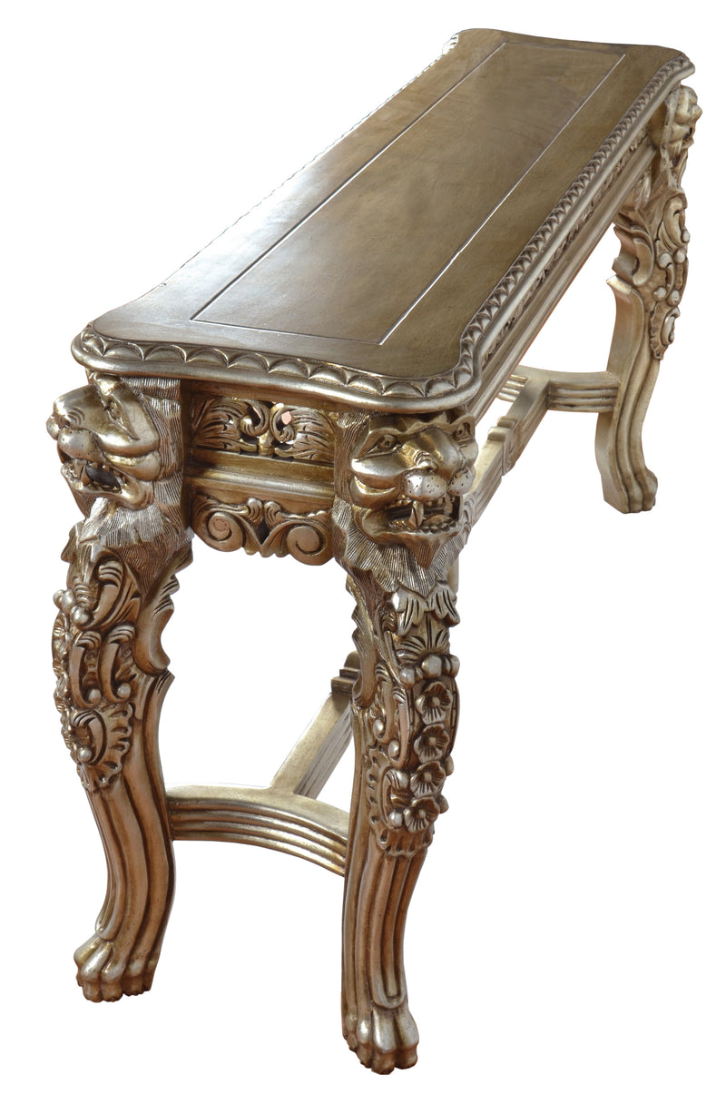 Platine Lion Console Sofa Hall Table