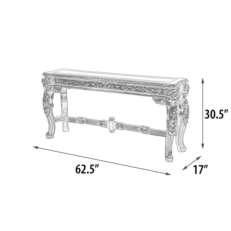 Platine Lion Console Sofa Hall Table