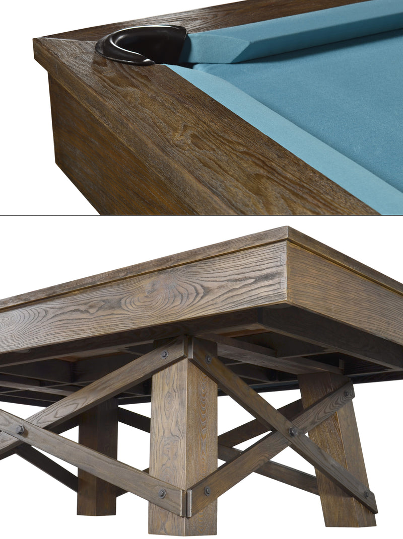 8ft Ashwood Slate Luxury Pro Pool Table Traditional Billiard Game Table