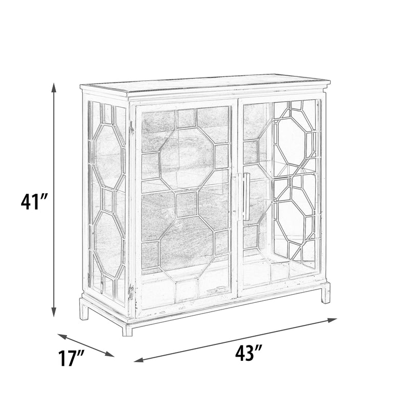 Berkshire 2 Door Metal Display Shelf Collector's Cabinet 43 Inches