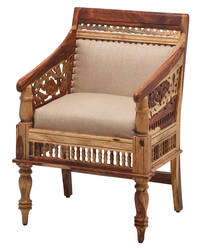 Tahoe Darby Exotic Sheesham Wood Chair 24 Inch
