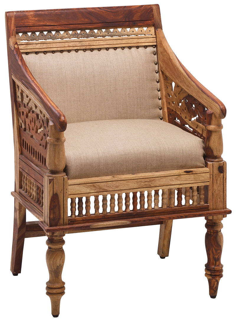 Tahoe Darby Exotic Sheesham Wood Chair 24 Inch