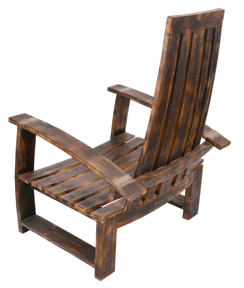 Teak Patio Wine Chair Dark Stain