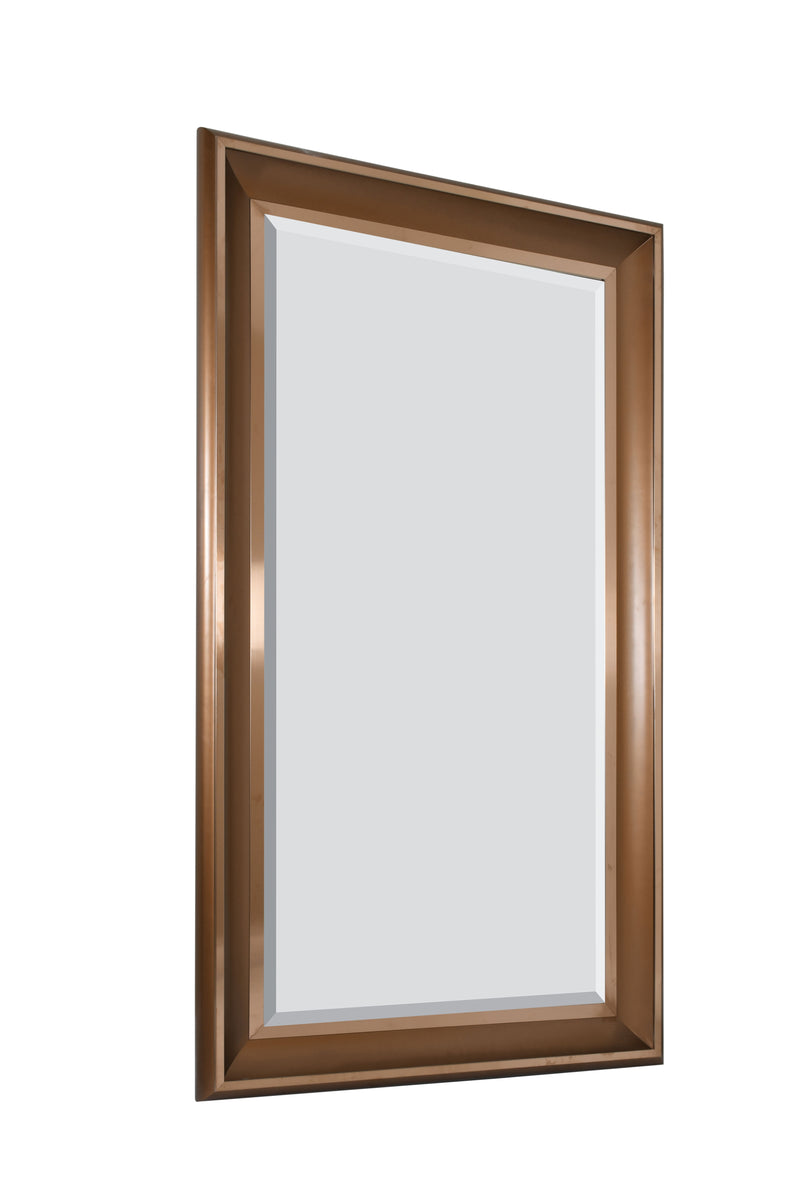 Sterling Wall Leaner Mirror Copper with Copper Metal Accent 48"W x 84"H