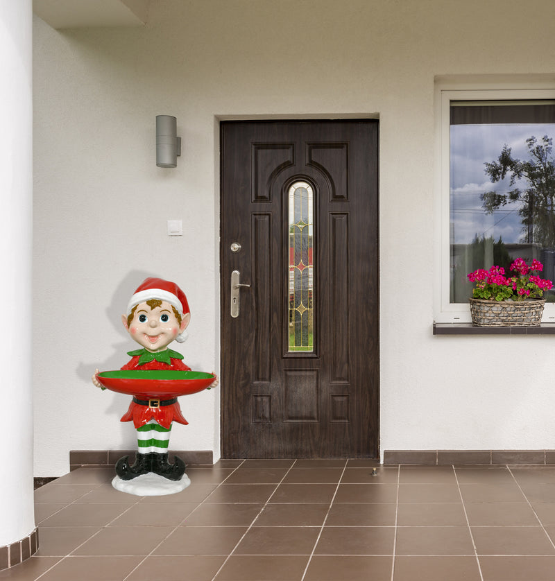 40in Holiday Elf with Tray