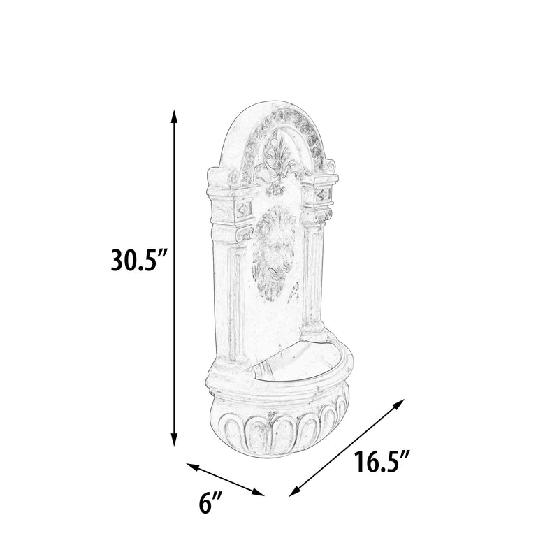 Lion Hanging Wall Fountain