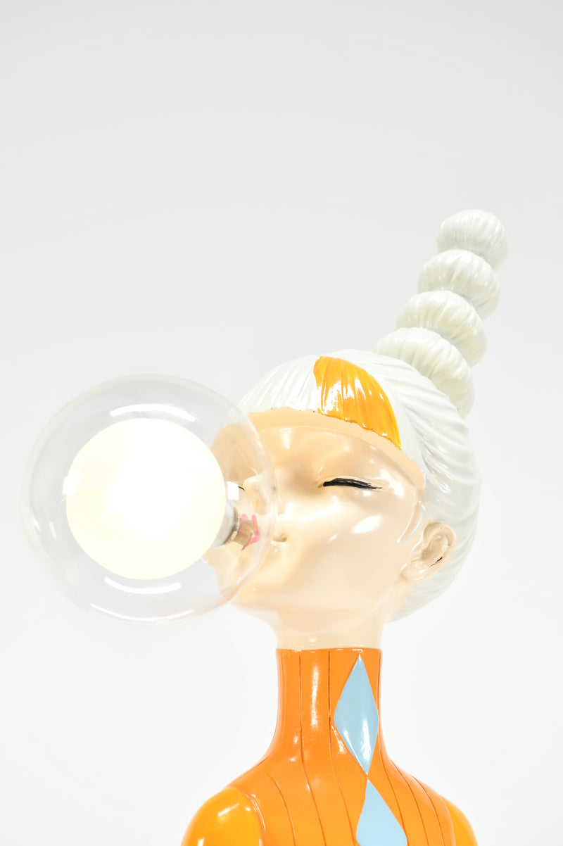 Retro Woman Lamp