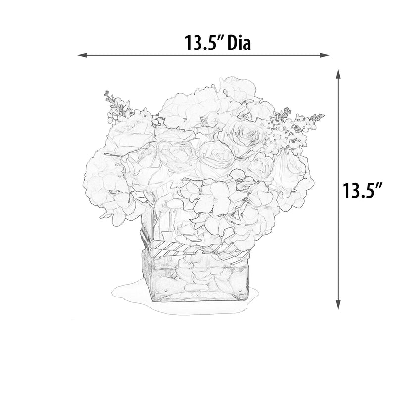 Elegant Valentines Centerpiece Arrangment
