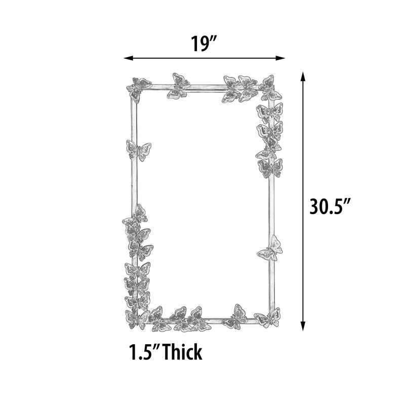 20x31" Butterfly Mirror