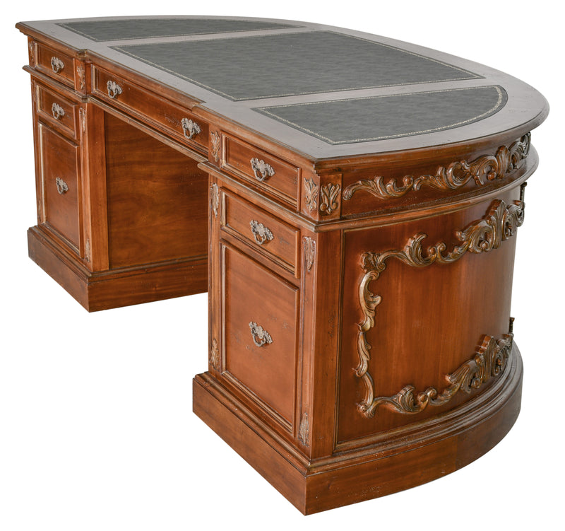 Curved Pedestal Chester Burton Executive Partners Desk