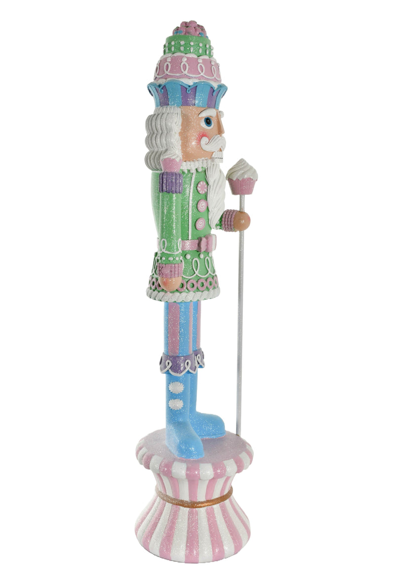 47H Pastel Cupcake Nutcracker