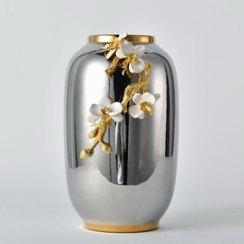 Orchid Bloom Polished Vase
