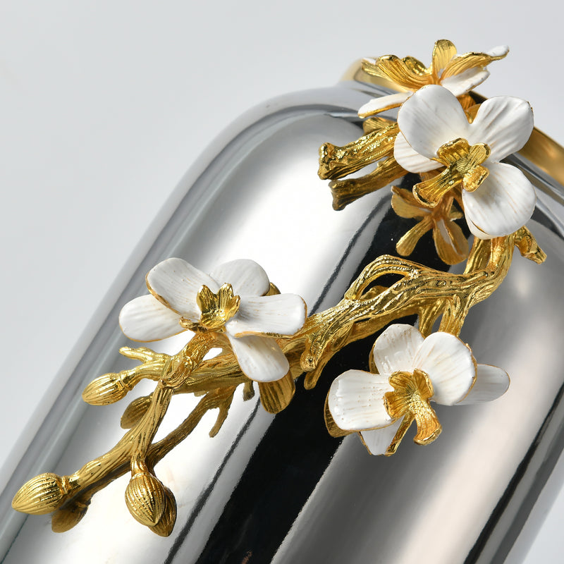 Orchid Bloom Polished Vase